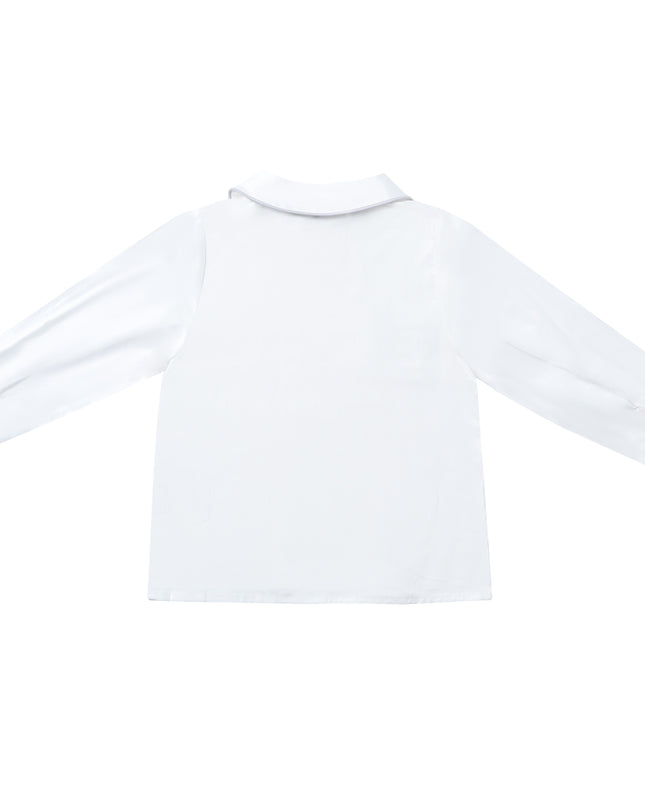 kids atelier moustache White & Grey Classic Baby Set