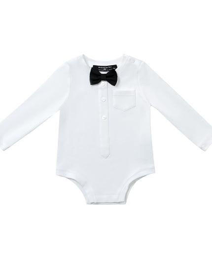 kids atelier moustache Black & White Baby Occasion Set