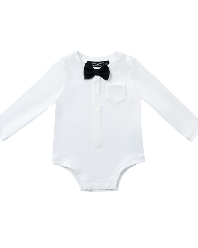 kids atelier moustache Black & White Baby Occasion Set