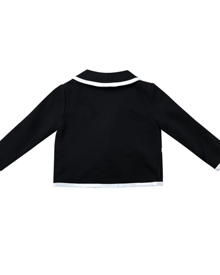 kids atelier moustache Black & White Baby Occasion Set