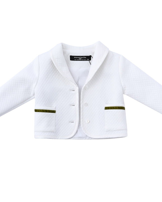 kids atelier moustache Green Bow Charm Set