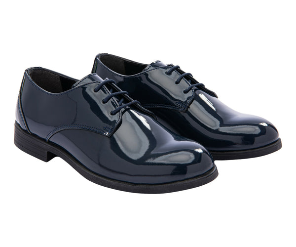 Moustache Little Boy's & Boy's Open Lace Dress Shoes - Navy - Size 4 (Child) Moustache Little Boy's & Boy's Open Lace Dress Shoes - Navy - Size 4 (Child)