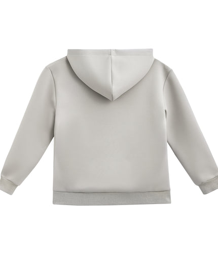 kids atelier moustache Light Gray Tracksuit Set