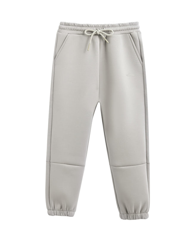 kids atelier moustache Light Gray Tracksuit Set