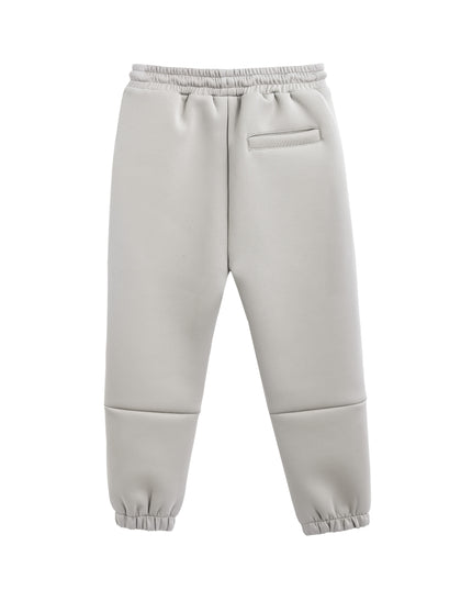 kids atelier moustache Light Gray Tracksuit Set