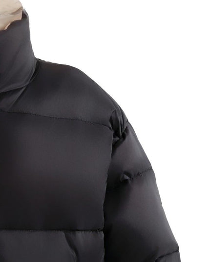 kids atelier moustache Black Quilted Puffer Jacket