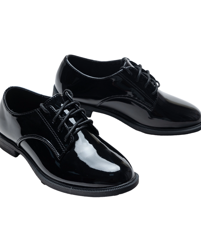 kidsatelier-moustache-Black-Oxford-Laced-Dress-Shoes