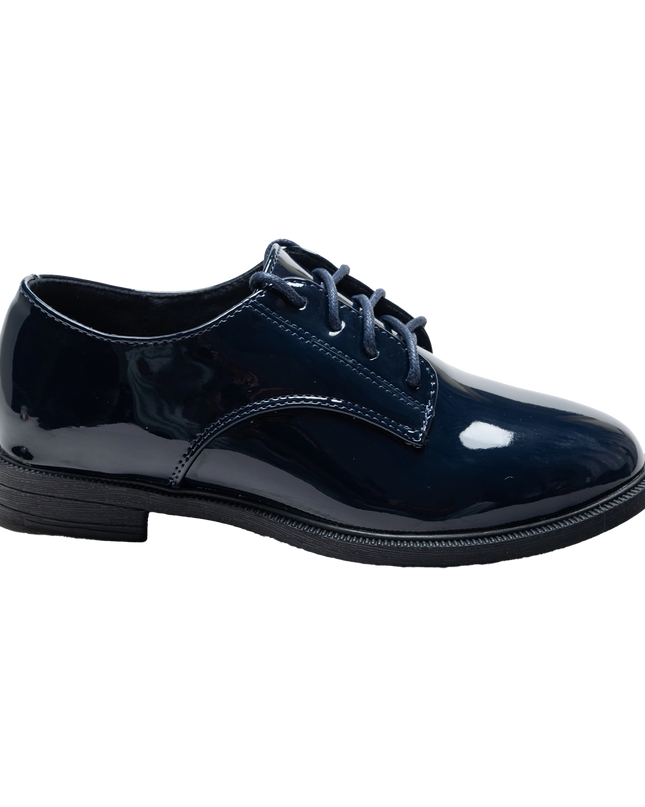 kidsatelier-moustache-Navy-Oxford-Laced-Dress-Shoes