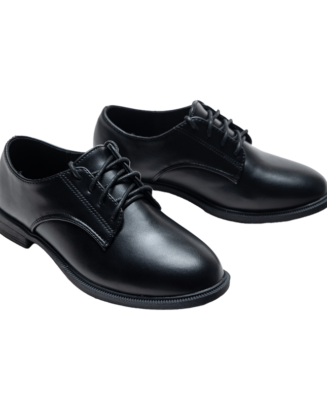 kidsatelier-moustache-Black-Derby-Dress-Shoes