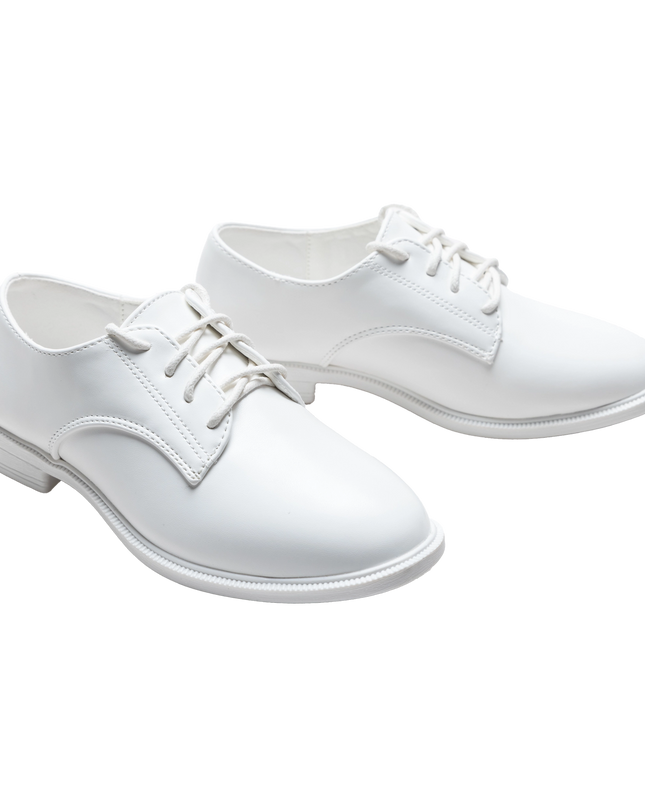 kidsatelier-moustache-White-Derby-Dress-Shoes