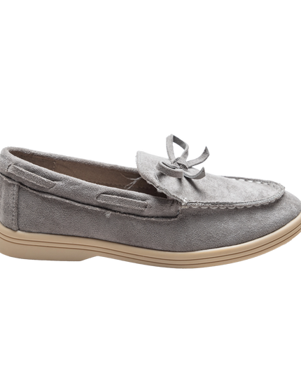 kidsatelier-moustache-Gray-Suede-Formal-Laced-Dress-Shoes