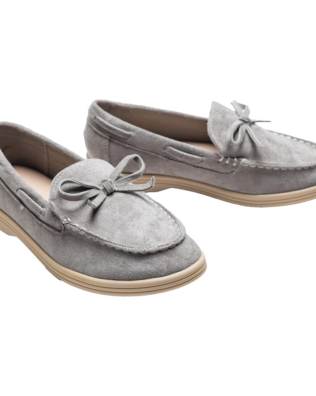 kidsatelier-moustache-Gray-Suede-Formal-Laced-Dress-Shoes