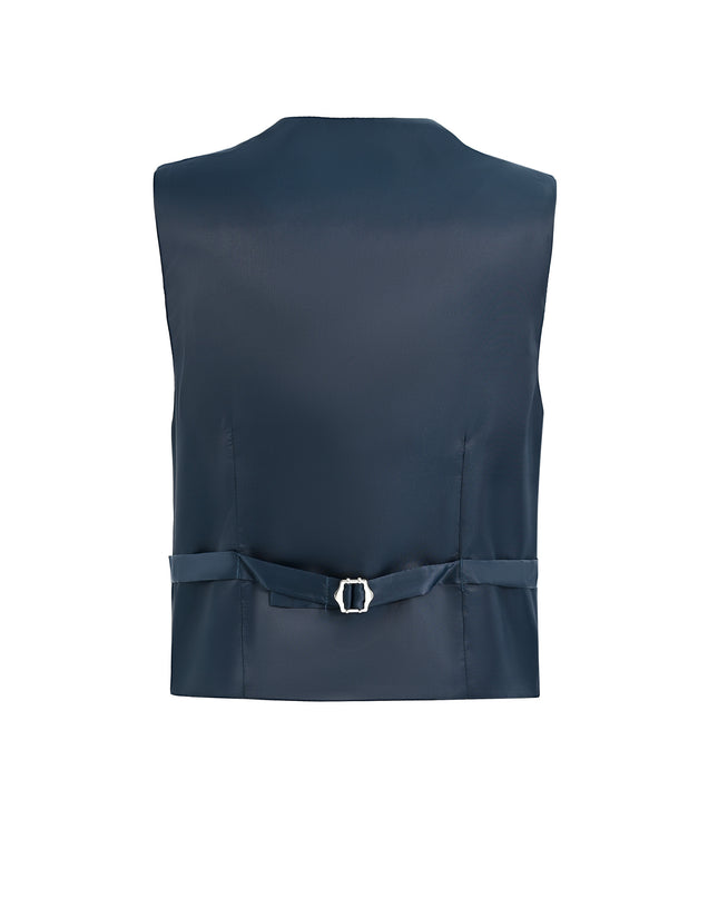 kids atelier moustache Navy Vest Bow Tie Set