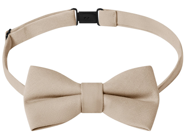kids atelier moustache Beige Vest & Bow Tie Set