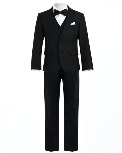 kidsatelier-moustache-Black-Peak-Lapel-Tuxedo-Set