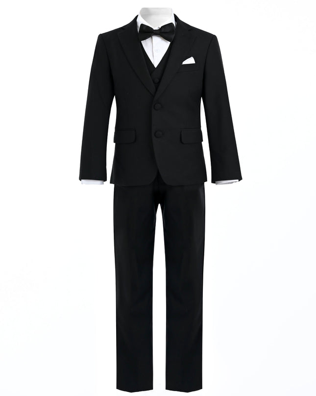 kidsatelier-moustache-Black-Peak-Lapel-Tuxedo-Set