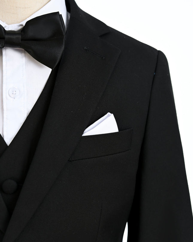 kidsatelier-moustache-Black-Peak-Lapel-Tuxedo-Set