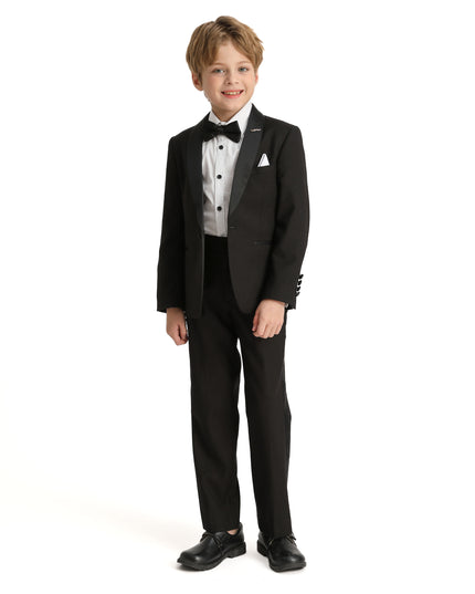 kidsatelier-moustache-Black-Moustache-Shawl-Lapel-Tuxedo-Set