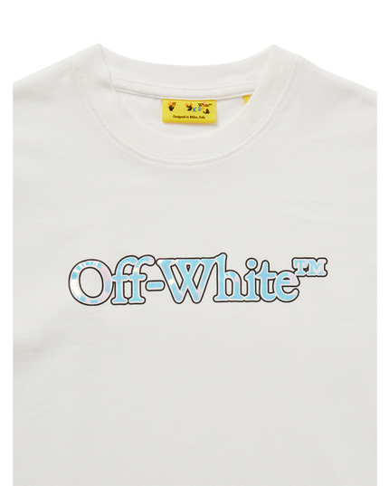Kids Atelier-Off White-White Big Bookish T-Shirt