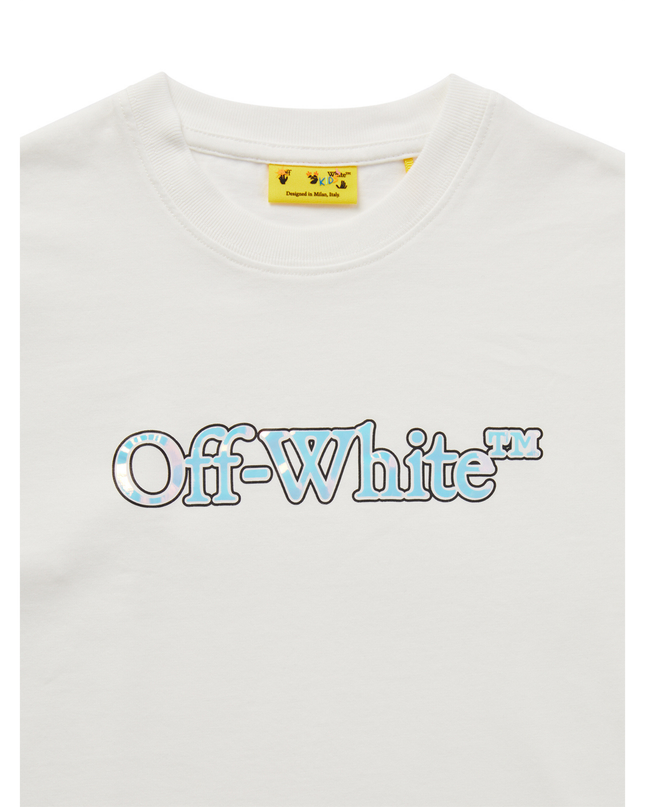 Kids Atelier-Off White-White Big Bookish T-Shirt
