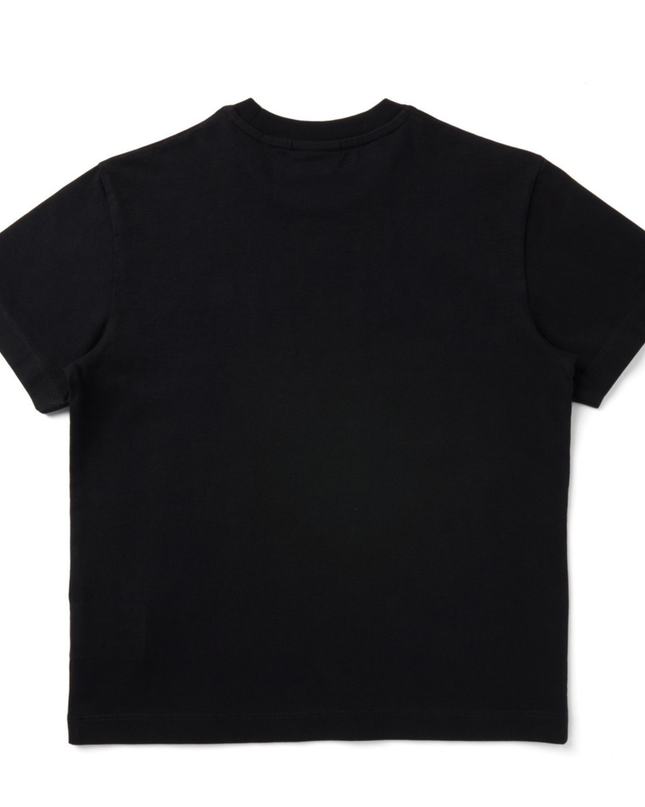 Kids Atelier-Off White-Black Big Bookish T-Shirt