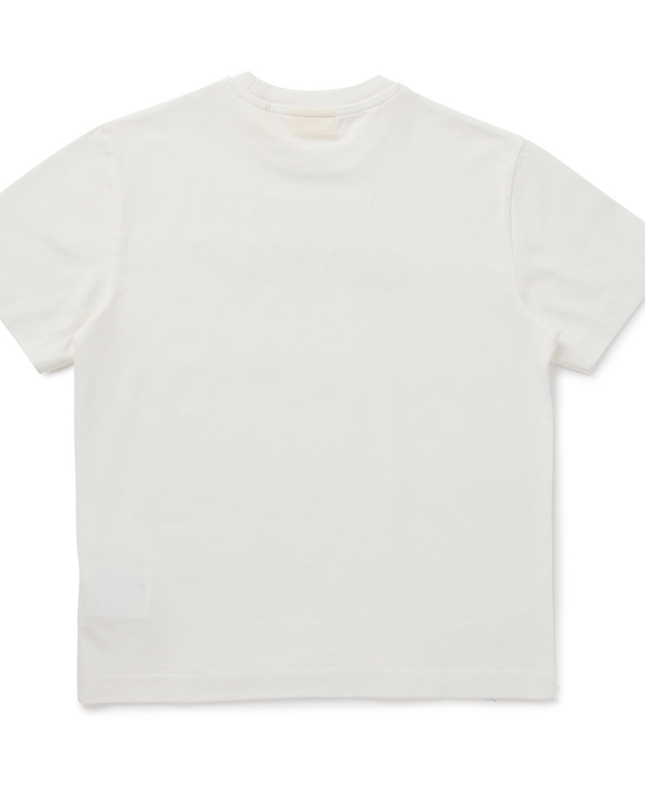 Kids Atelier-Off White-White Big Bookish T-Shirt