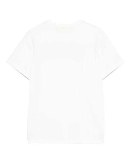 kids atelier off-white White Big Bookish Crackle Logo T-Shirt