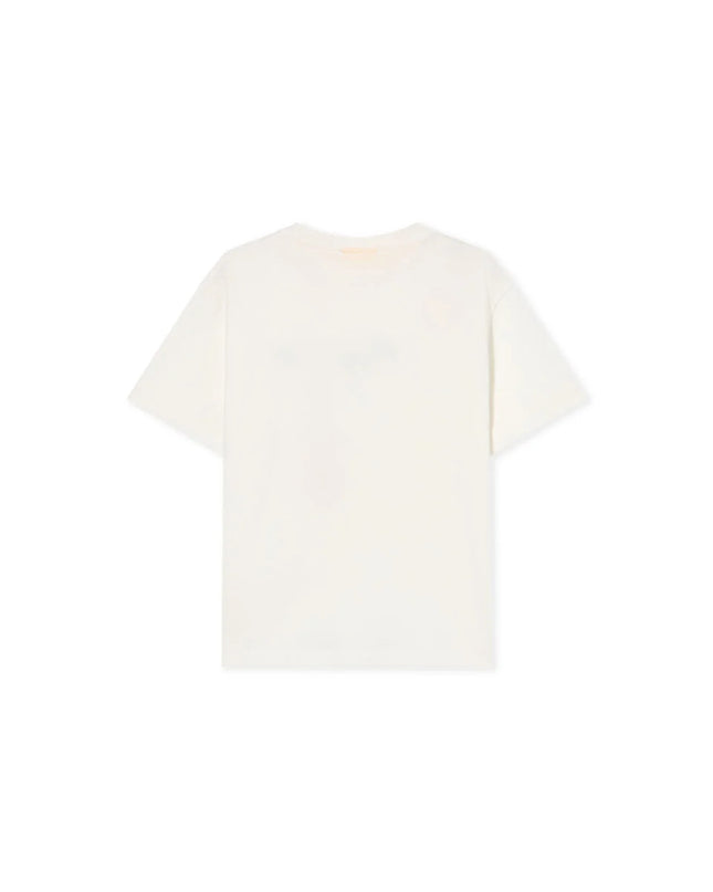 kids atelier off-white White Big Bookish Splat Logo T-Shirt