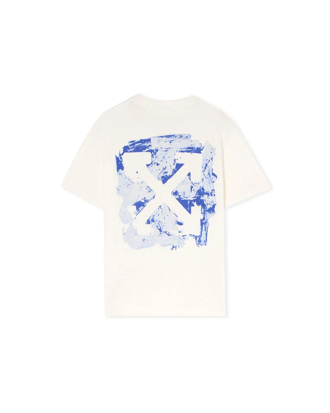 kids atelier off-white White Arrow Acrylic T-Shirt