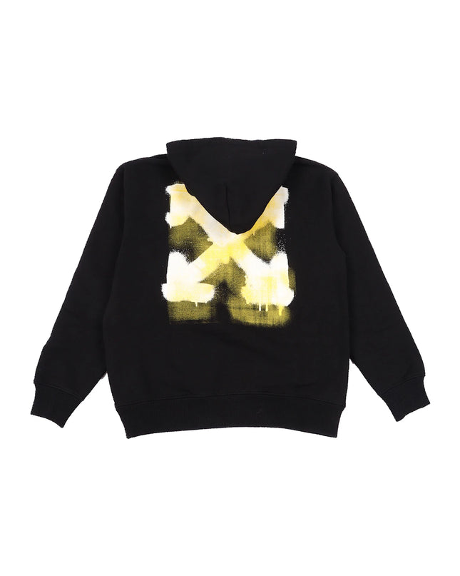 kids atelier off-white Black Arrow Spray Hoodie 
