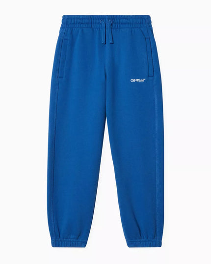 kids atelier off-white Blue Bookish Sweatpants