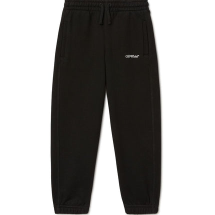 kids atelier off-white Black Bookish Diag Sweatpants