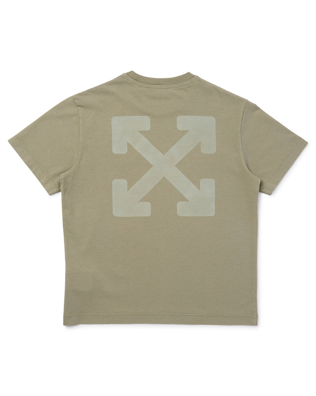 kidsatelier-off-white-obaa002s25jer0036305-olive-green-logo-print-t-shirt
