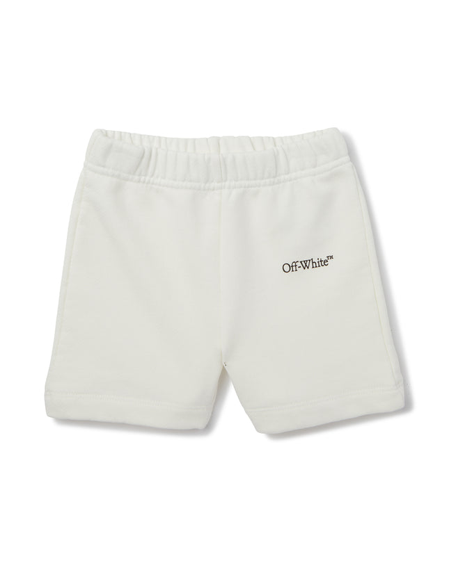 Kids Atelier-Off White-White Bookish Shorts