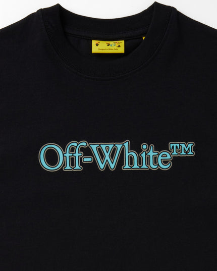 Kids Atelier-Off White-Black Big Bookish T-Shirt