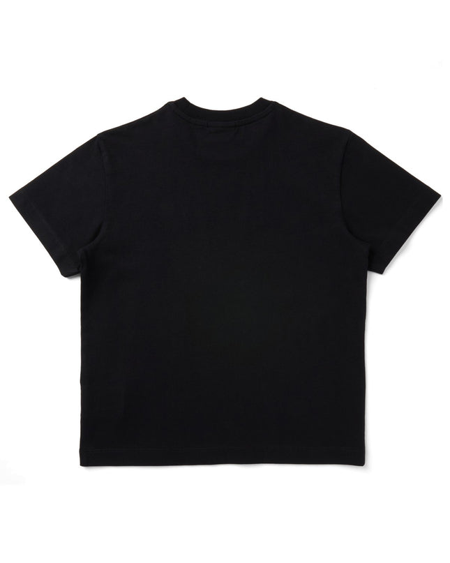 Kids Atelier-Off White-Black Big Bookish T-Shirt