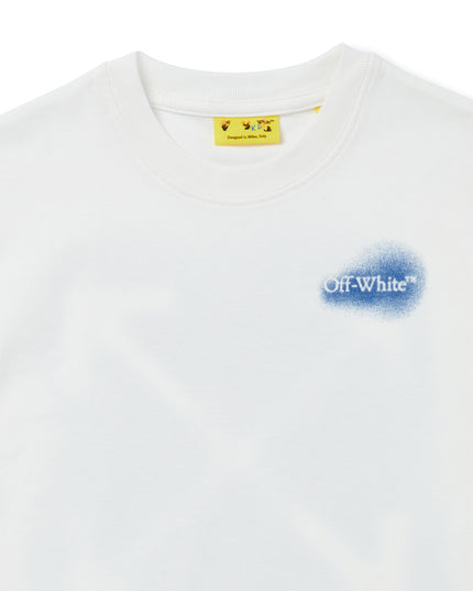 Kids Atelier-Off White-White Spray Arrow T-Shirt