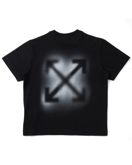Kids Atelier-Off White-Black Spray Arrow T-Shirt