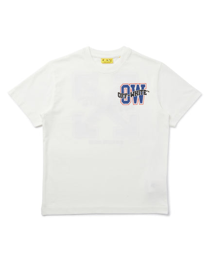 Kids Atelier-Off White-White Varsity Arrow T-Shirt