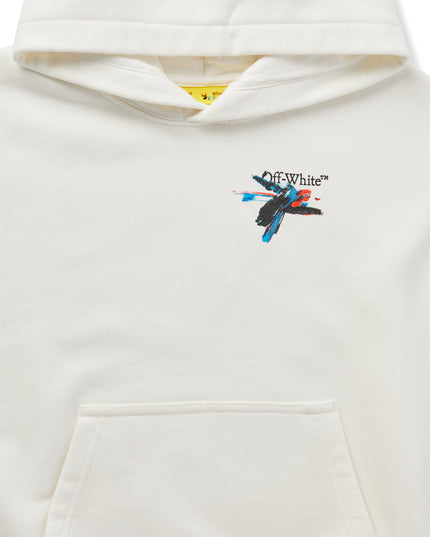 Kids Atelier-Off White-White Paint Arrow Hoodie