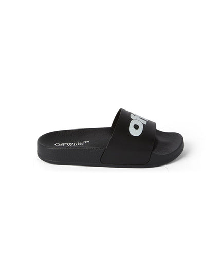 Kids Atelier-Off White-Black Pool Sliders