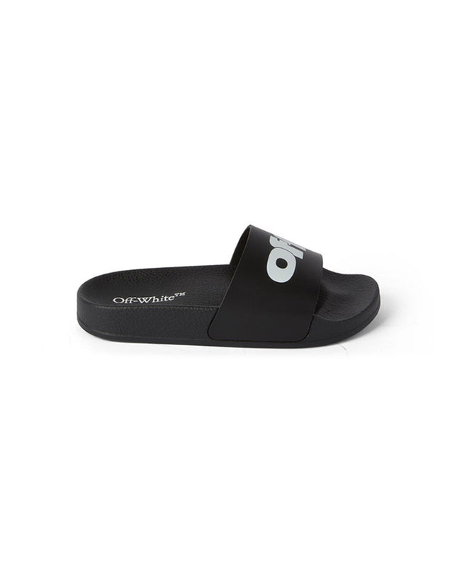 Kids Atelier-Off White-Black Pool Sliders