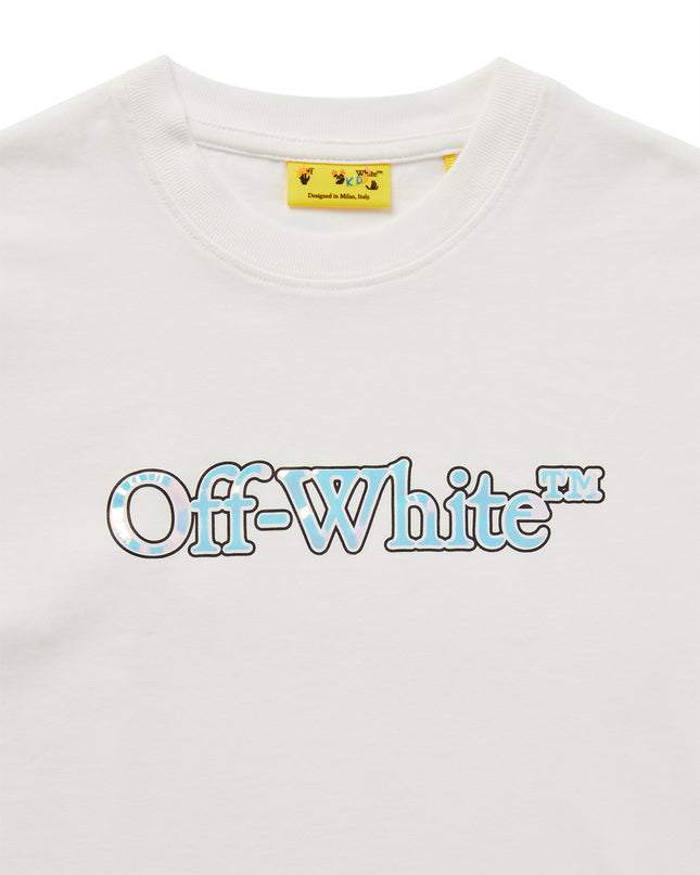 Kids Atelier-Off White-White Big Bookish T-Shirt