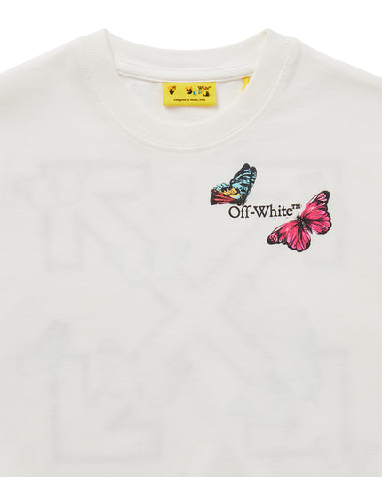 Kids Atelier-Off White-White Butterfly Arrow T-shirt