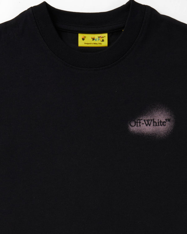 Kids atelier-Off White-Black Spray-Arrow-t-Shirt