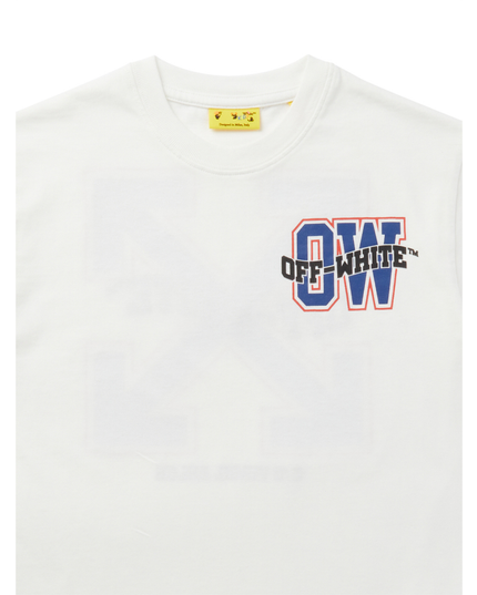 Kids Atelier-Off White-White Varsity Arrow T-Shirt