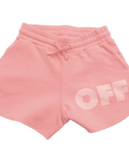 Kids Atelier-Off White-Garment Dyed Short Pink