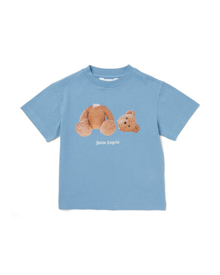 Kids Atelier-Palms Angels-Blue Bear T-Shirt