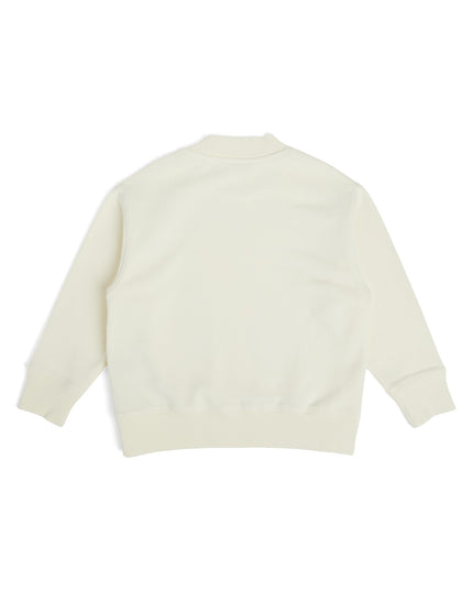 Kids Atelier-Palm angels-Ivory Logo-Print Sweatshirt