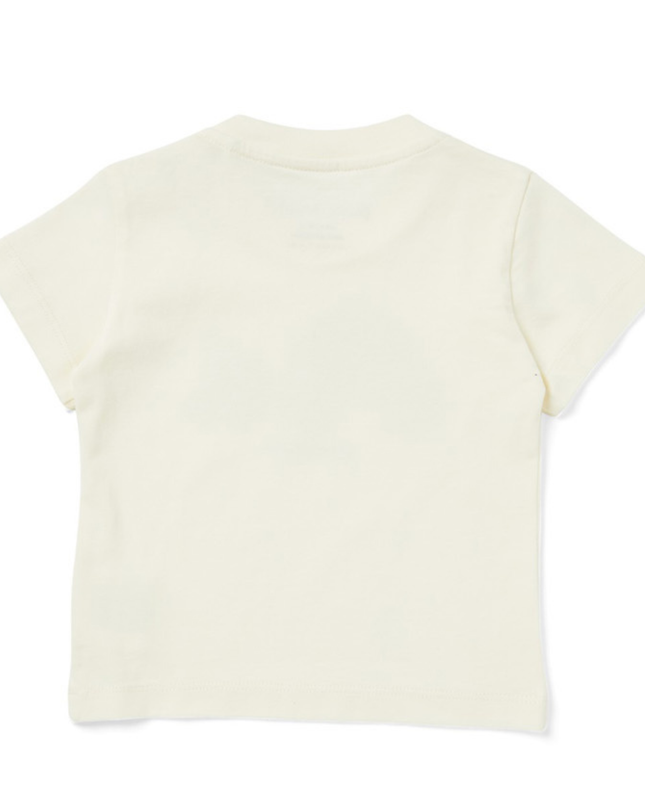 Kids Atelier-Palm Angels-Ivory Bear T-Shirt